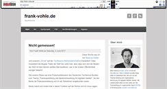 Desktop Screenshot of frank-vohle.de